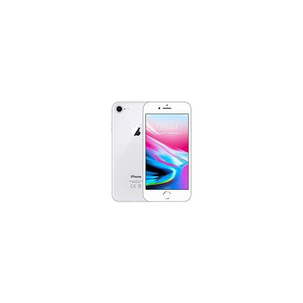 iPhone 8 128GB Mobile Phone - Silver SIM Free Unlocked