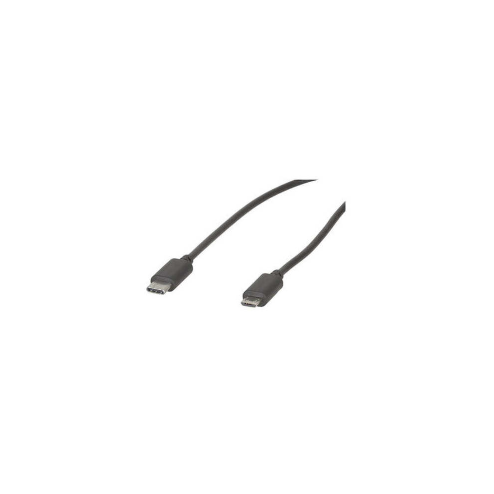 Jaycar Usb 2.0 Type-C Plug To Plug Cable 1.8M (To Micro B) 9319236537534