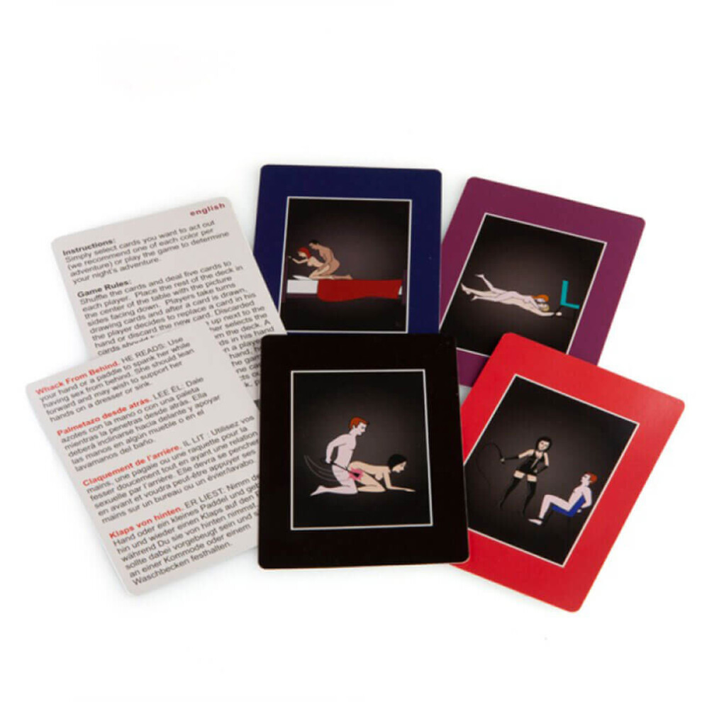 Latestbuy 50 Positions Of Bondage Adult Card Game