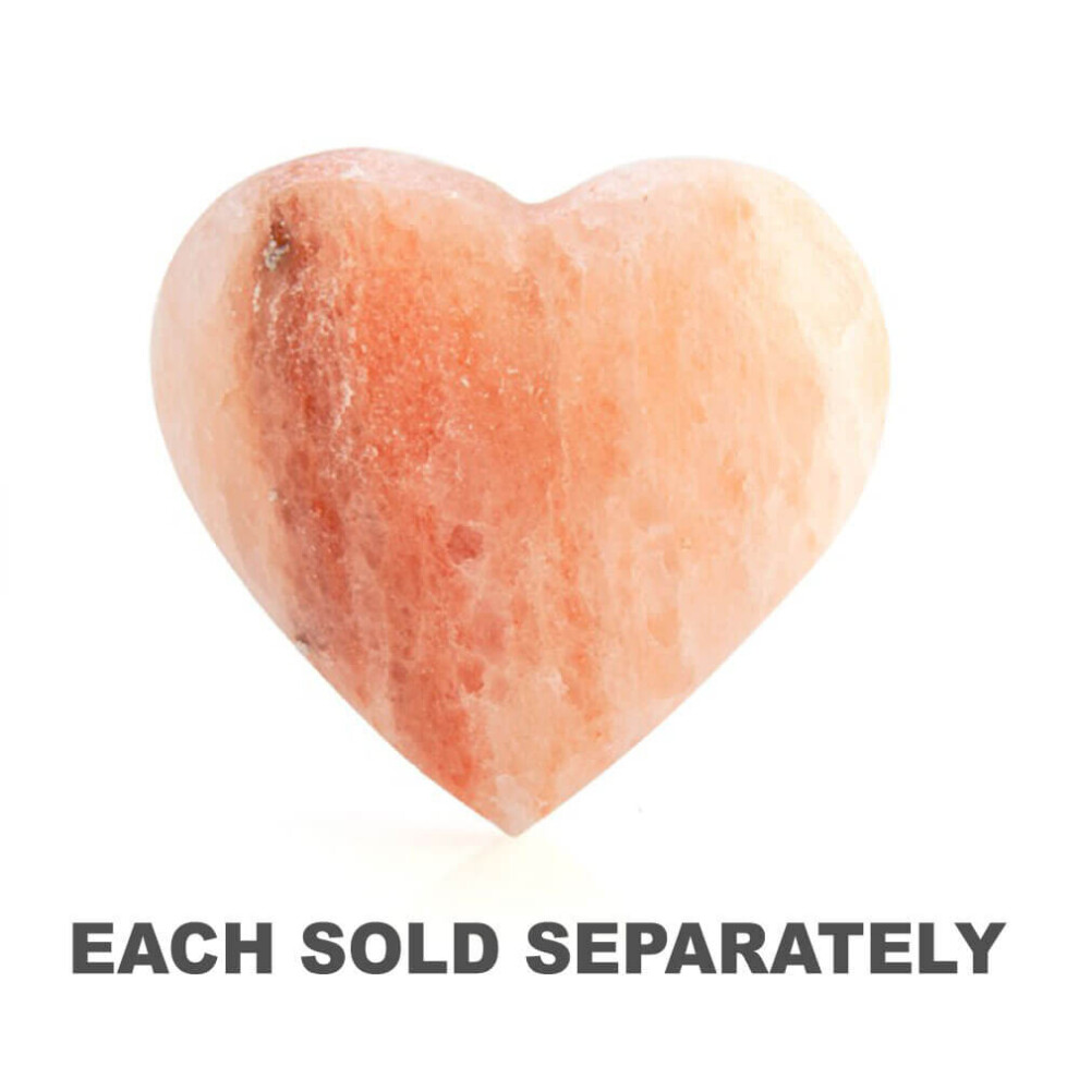 Latestbuy Gemstone Himalayan Salt Massage Heart