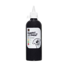 (Black) EC Fabric and Craft Paint 500mL