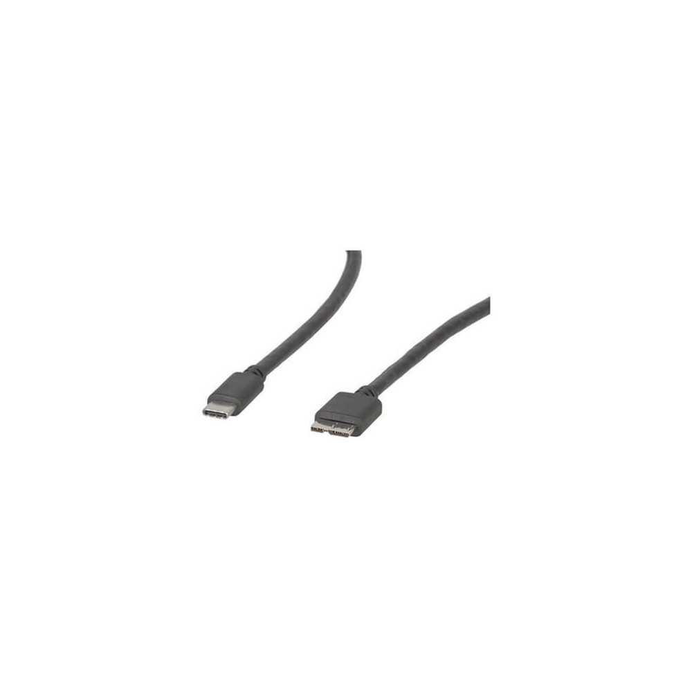 Jaycar Usb 3.0 Type-C Plug To Plug Cable 1M (To Micro Type-B) 9319236537572