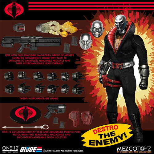G.I. Joe Destro One:12 Collective Action Figure 2