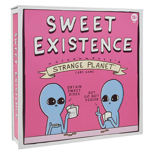 Hasbro Hasbro Gaming Sweet Existence A Strange Planet Family-Friendly Party Card Game Inspired by The Webcomic and Books by Nathan W. Pyle for Ages 13 2