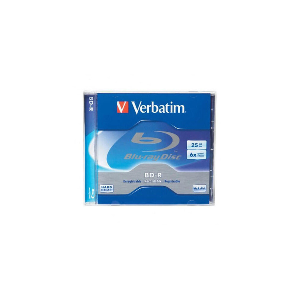 Verbatim Blu-Ray Disc With Case (25Gb) (Bd-R)