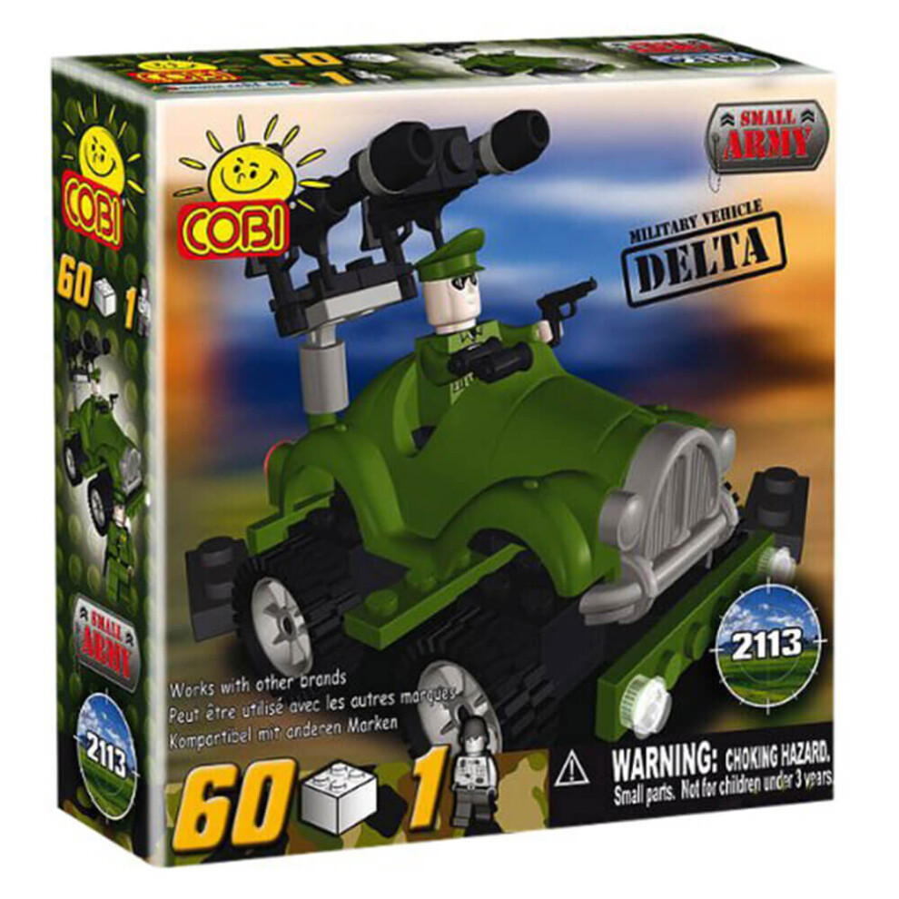 Photos - Action Figures / Transformers Small Army 60 Piece Delta Military Vehicle Construction Set