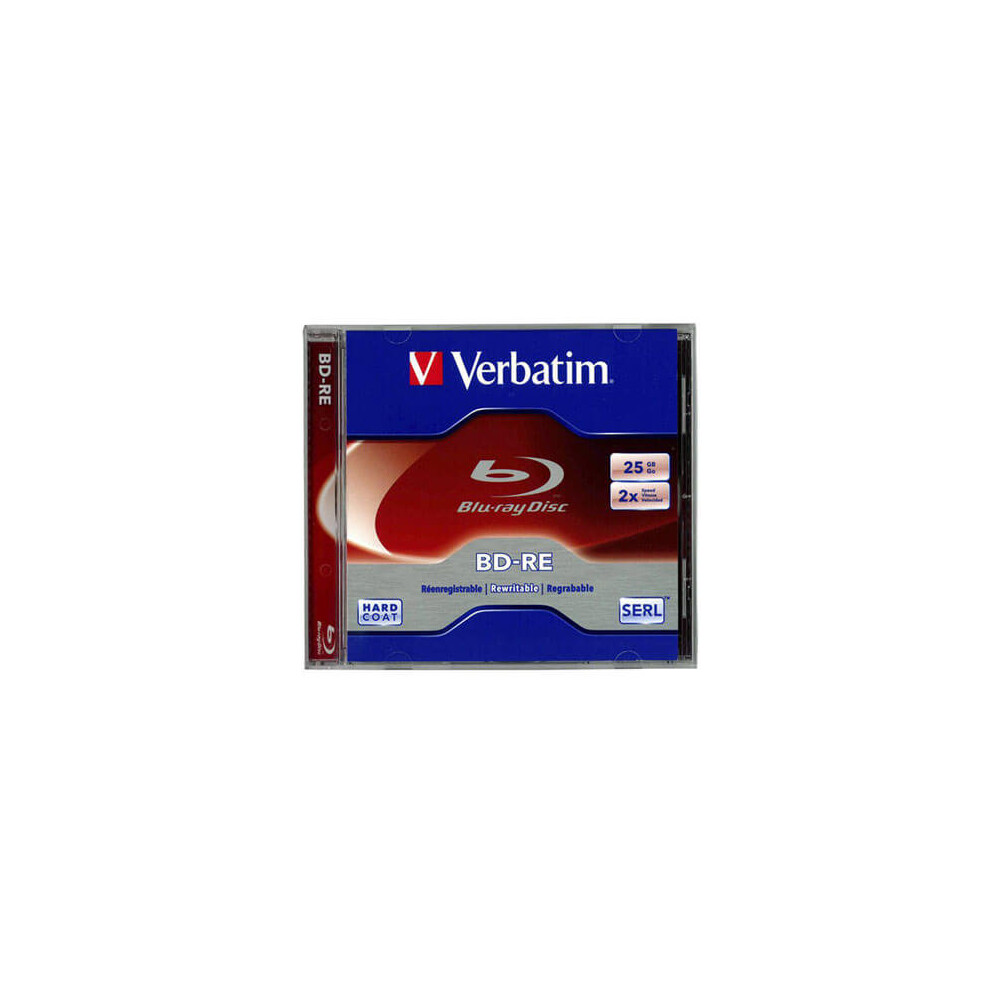 Verbatim Blu-Ray Disc With Case (25Gb) (Bd-Re)