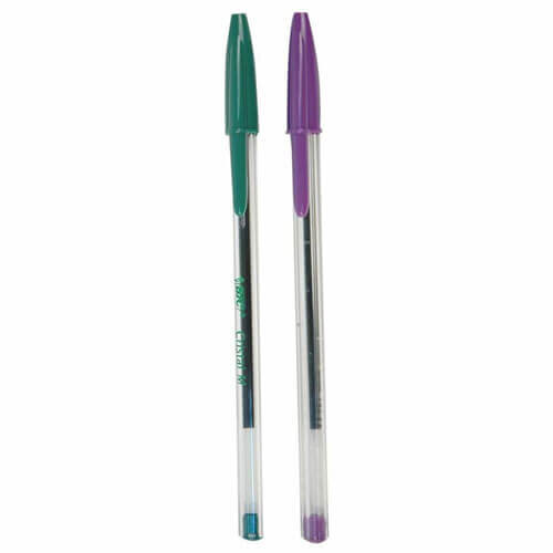 BIC (Medium, Green) BiC Cristal Original Ballpoint Pen (12/box) 1
