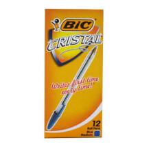 (Medium, Blue) BiC Cristal Original Ballpoint Pen (12/box)