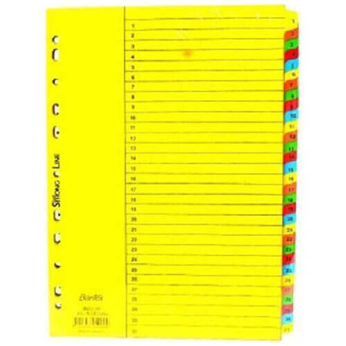 Bantex Manilla Bright Divider A4 (Coloured) (AZ Tab) on OnBuy