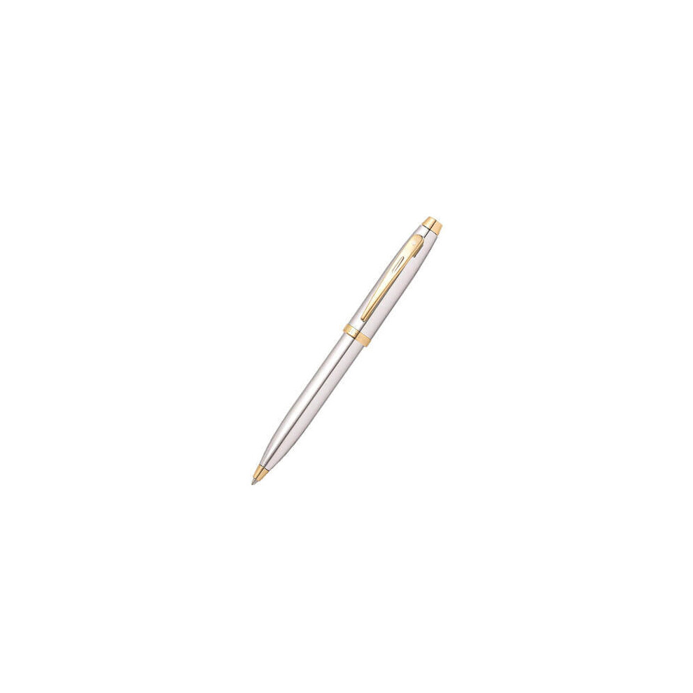 Sheaffer 100 Chrome/Gold Trim Plated Pen (Ballpoint)