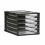 Esselte Filing Drawers (Black Frame) (5 Drawers) 1