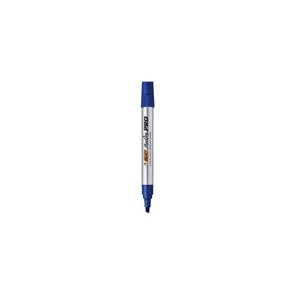 (Blue) Bic Intensity Metal Pro Permanent Marker 4.95mm 12pk