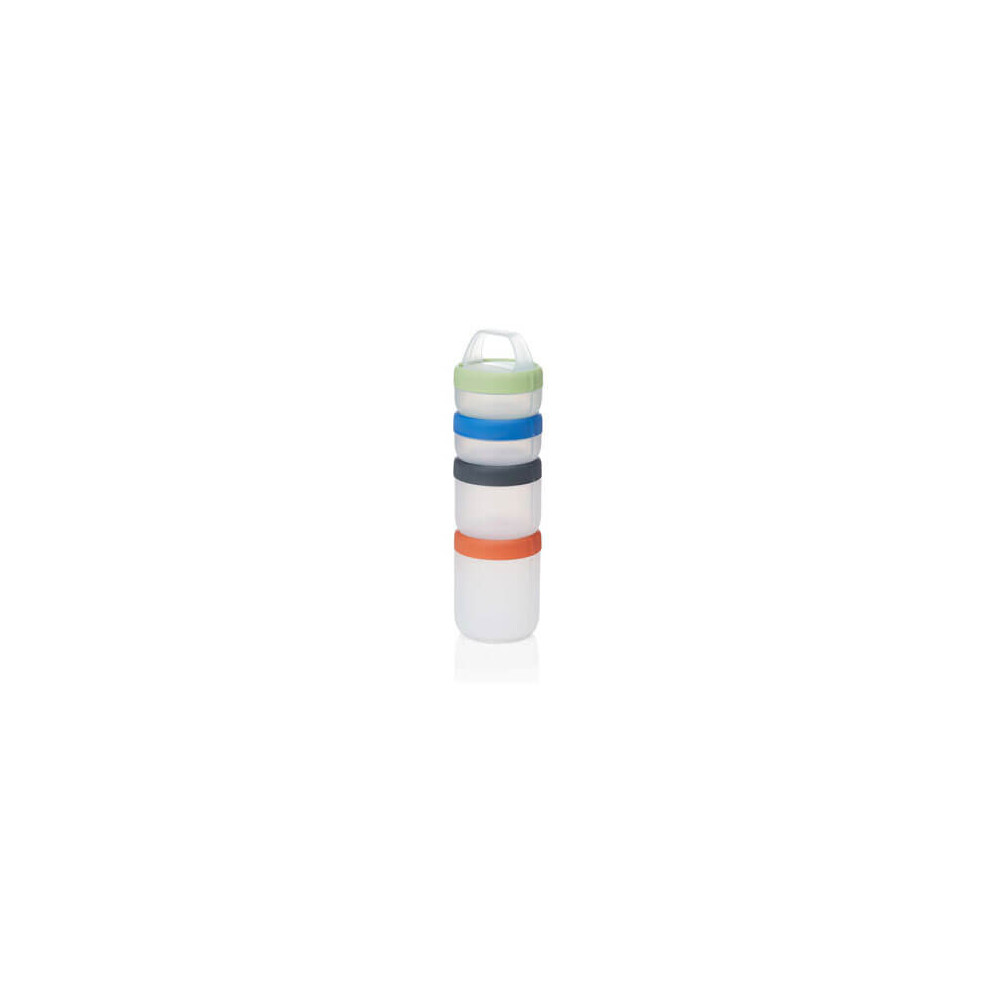 (M) Human Gear Humangear Stax Travel Containers (Clear Spectrum)