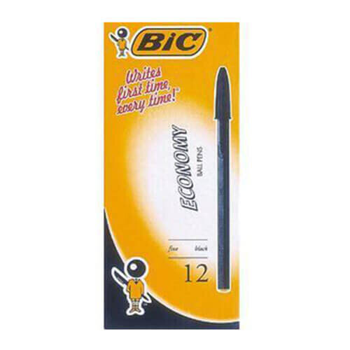 BIC (Black) BiC Economy Medium Ballpoint Pen (12/box)