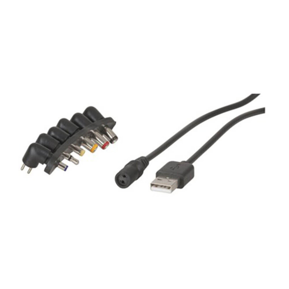 Jaycar Direct Current Usb Cable With 6 Plugs 1M 9319236675106