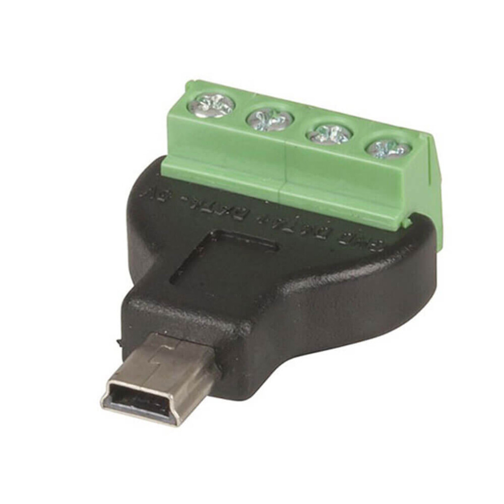 Jaycar Usb 2.0 Mini B Plug To 4-Way Screw Header Adaptor 9319236758786