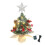 Living And Home Mini Pre Lit Tabletop Artificial DIY Christmas Tree with Star Topper 2