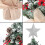 Living And Home Mini Pre Lit Tabletop Artificial DIY Christmas Tree with Star Topper 6
