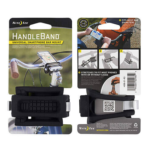 Nite Ize Nite Ize Handleband Universal Smartphone Bar Mount (Black) 1
