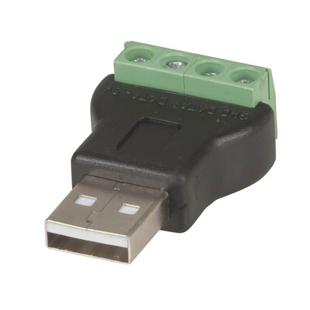 Jaycar Usb 2.0A Plug To 4-Way Screw Header Adaptor 9319236758779