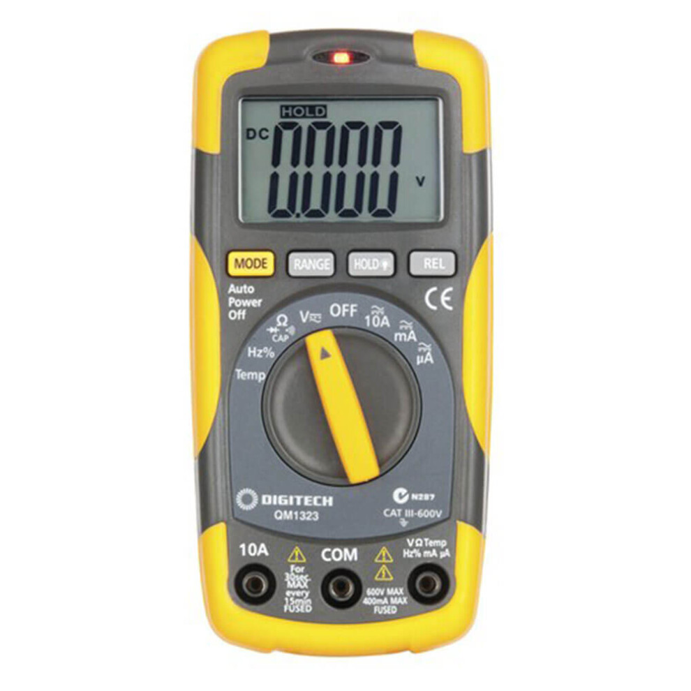 Cat Iii Digital Multimeter Autoranging 4000 Count Dmm W/ Tem 9319236945476