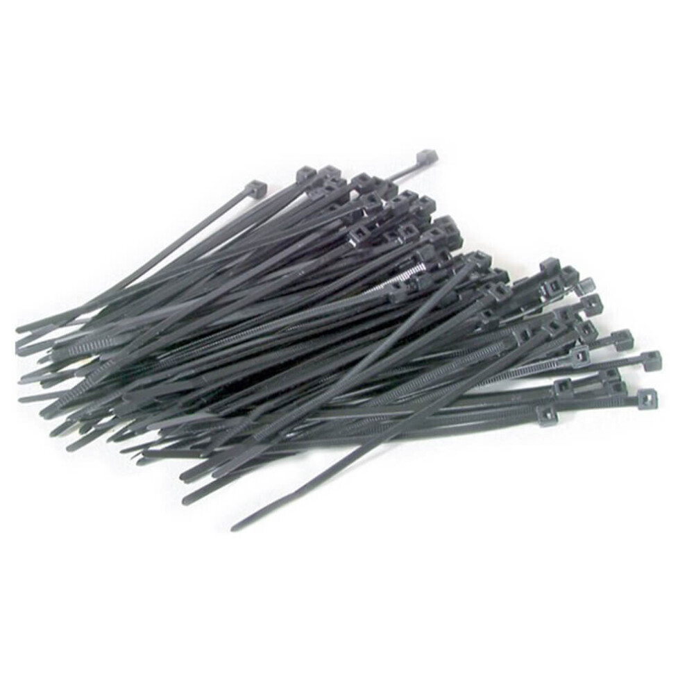 100X2.5mm Black Cable Ties (500 Pieces Pack) 9319236849842