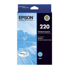 (Cyan) Epson Standard-capacity Inkjet Cartridge 220