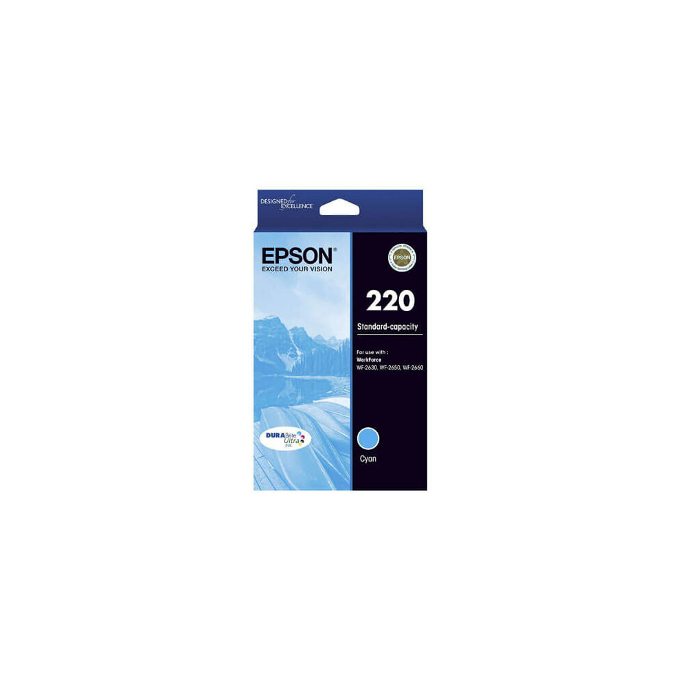 (Cyan) Epson Standard-capacity Inkjet Cartridge 220