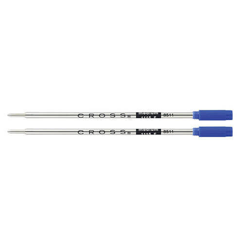 Cross (Blue) Cross Ballpoint Pen Medium Refill 2 Pack
