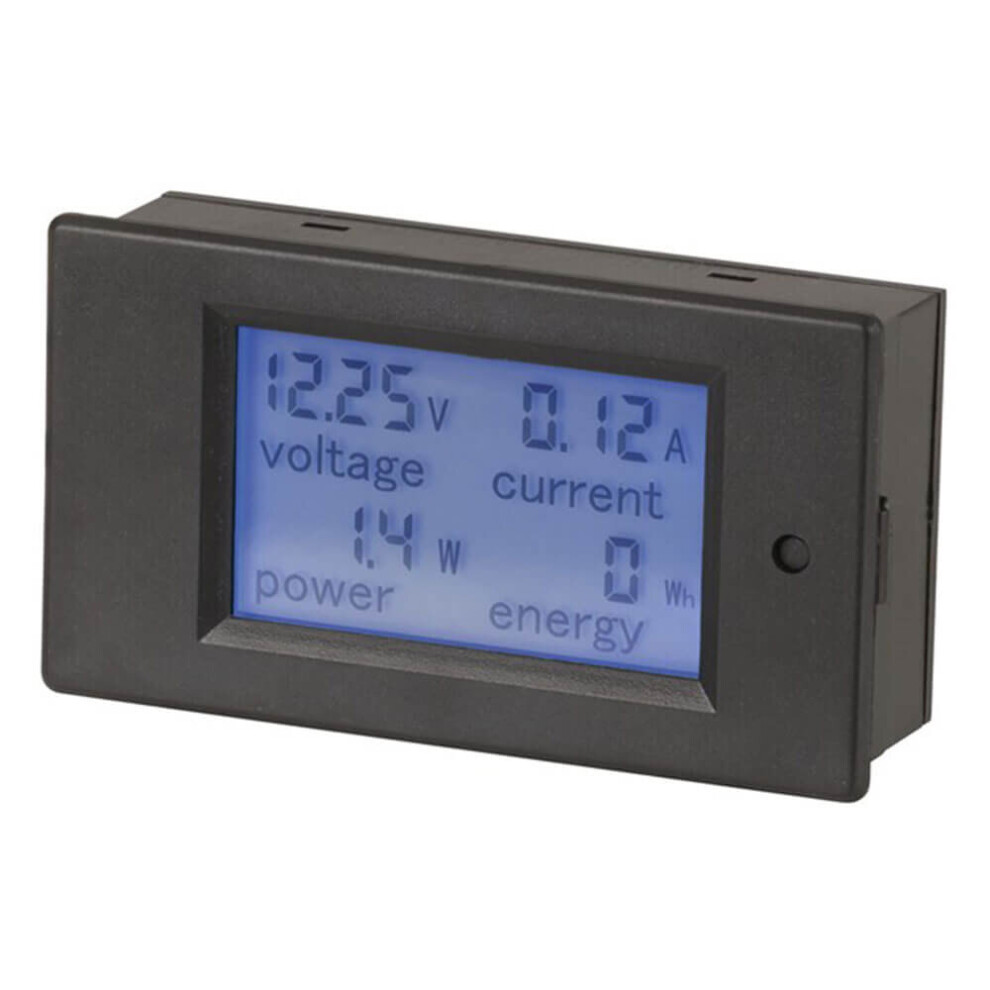 Power Meter W/ Built-In Shunt & Lcd Disp (20A 6.5-100V Dc) 9319236748015