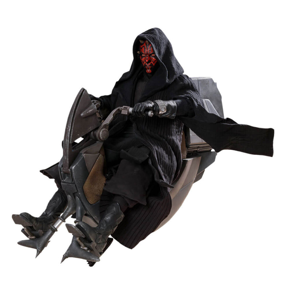Star Wars Figure Hot Toys Dx17 - 1 : The Phantom Menace - Darth Maul With Sith Speeder Standard Version
