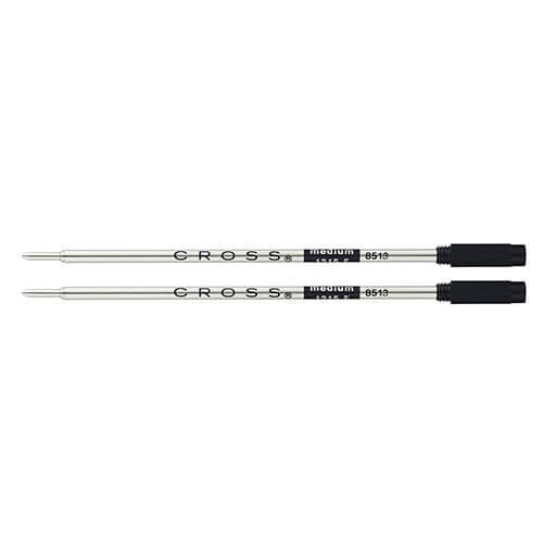 Cross (Black) Cross Ballpoint Pen Medium Refill 2 Pack