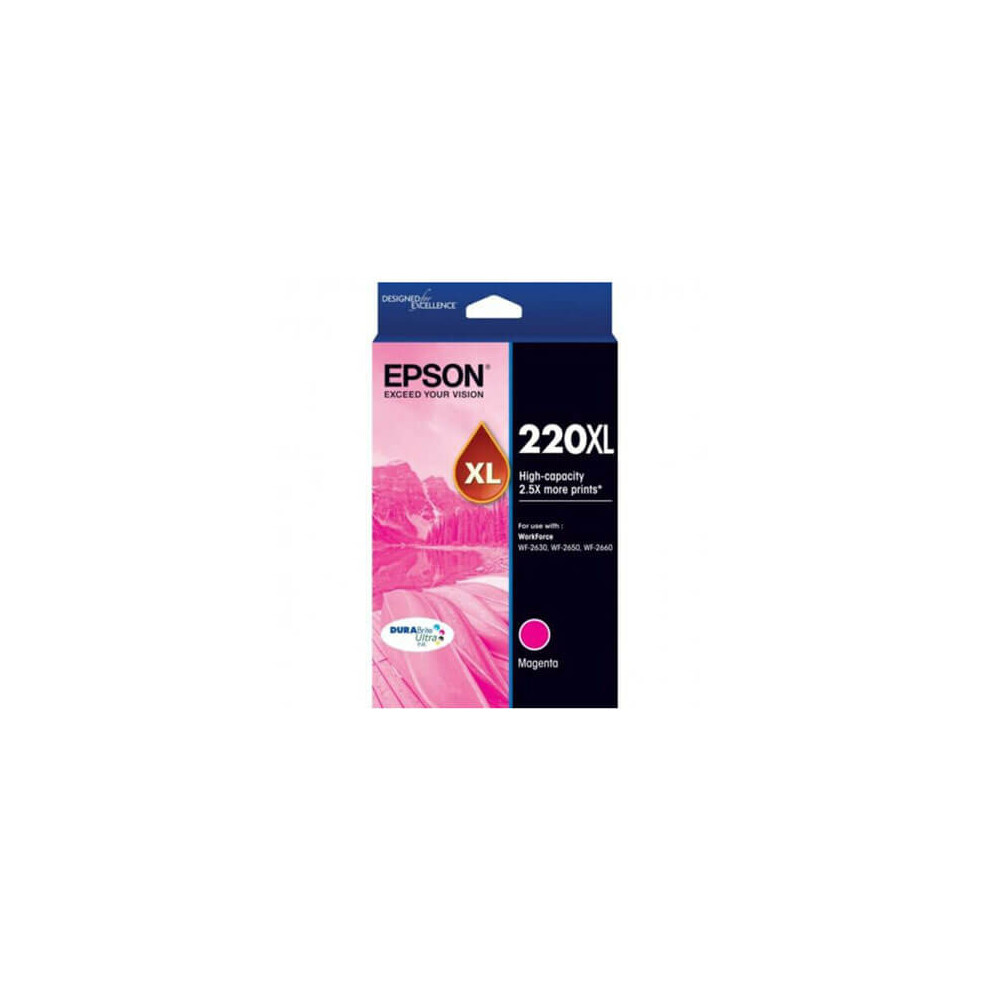 (Magenta) Epson High-capacity Inkjet Cartridge 220XL