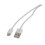 Jaycar USB Type-A Plug to Lightning MFi Cable White 1m 1