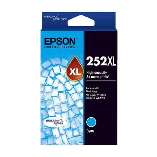 Epson (Cyan) Epson High-capacity Inkjet Cartridge 252XL