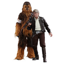 Figuur Hot Toys MMS376 - Star Wars : The Force Awakens - Han Solo And Chewbacca
