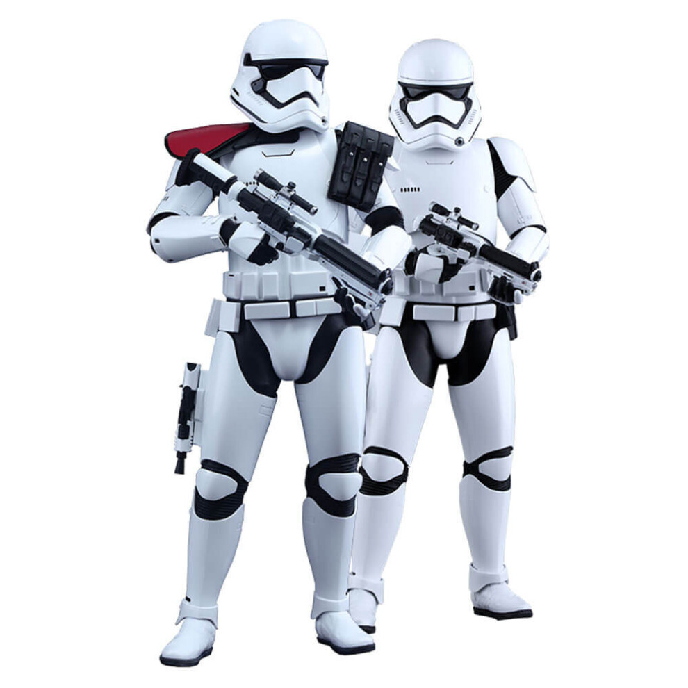 Star Wars Figure Hot Toys Mms335 - : The Force Awakens - First Order Stormtrooper Officer And First Order Stormtrooper