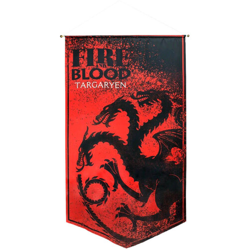 Game of Thrones Game of Thrones Targaryan Satin Banner