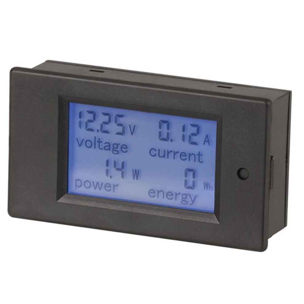 Power Meter W/ Built-In Shunt & Lcd Disp (100A 6.5-100V Dc) 9319236748022
