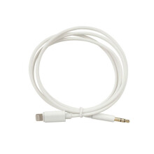 Jaycar Lightning Plug to 3.5mm Stereo Plug Cable 1m