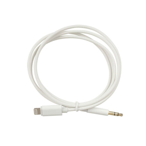 Jaycar Lightning Plug to 3.5mm Stereo Plug Cable 1m