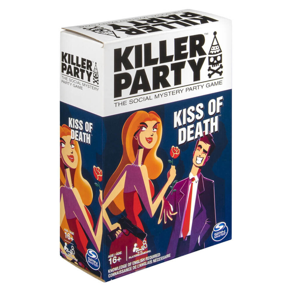 Spin Master Killer Party Kiss Of Death Social Mystery Party Game
