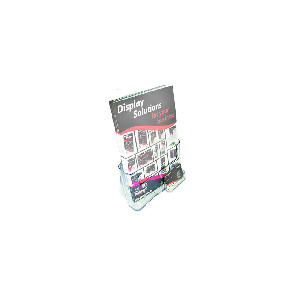 Deflecto Brochure With Business Card Holder (A4) 079916771014