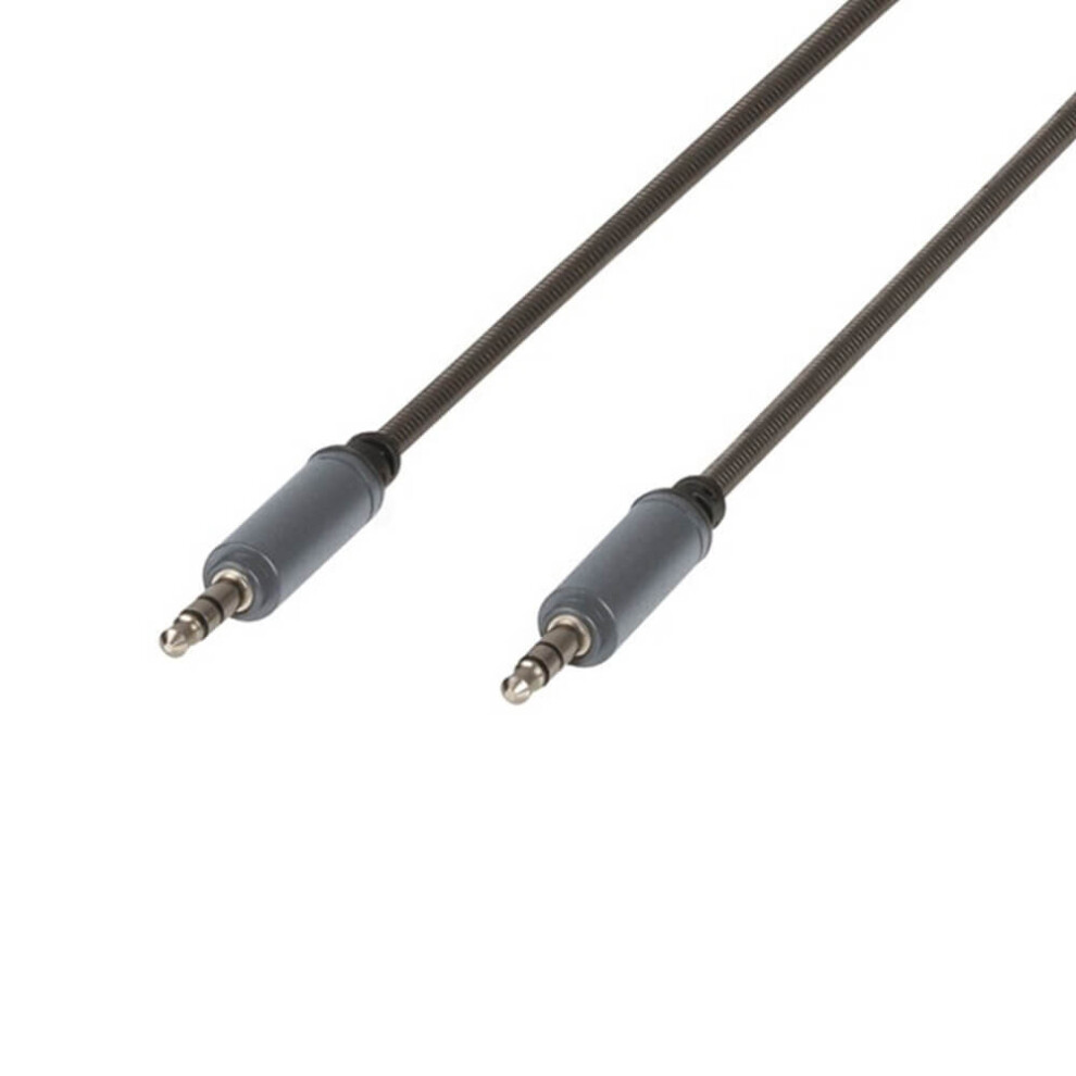3.5Mm Stereo Stainless Armoured Audio Cable (1M) 9319236752432
