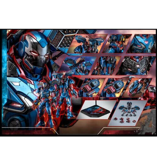 Avengers ειδώλιο Hot Toys MMS547D37 -Marvel Comics - Avengers : Endgame - Iron Patriot 2