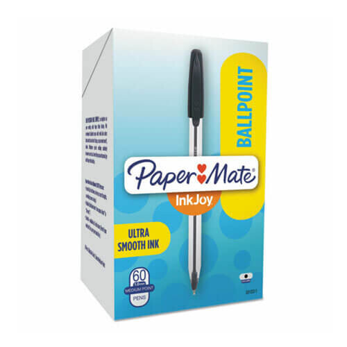 Paper Mate (Black) Papermate Inkjoy Medium Point Pen 1.0mm 60pk