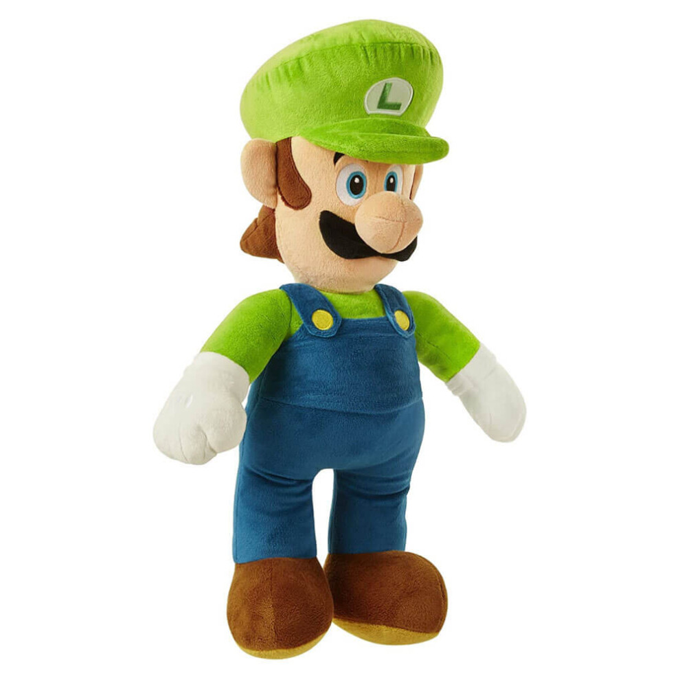 Super Mario World Of Nintendo Luigi 12" Jumbo Plush