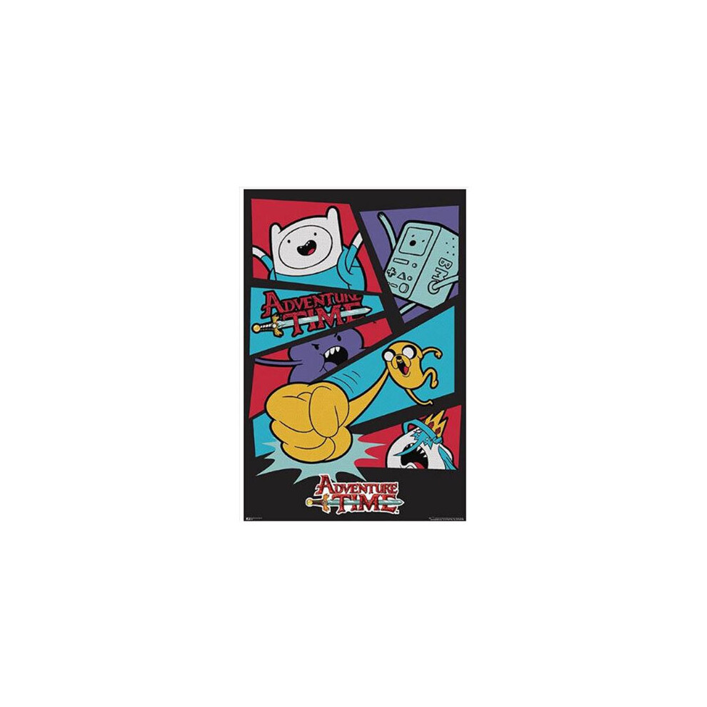 Adventure Time Poster (Comic Collage)