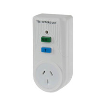 Bourne Residual Current Device Safety Switch Mains Outlet (White)